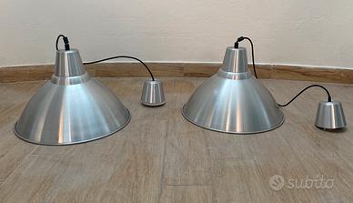 2 lampadari sospensione Ikea acciaio