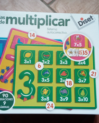 Gioco didattico tabelline 7+