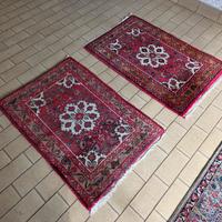 2 tappeti persiani scendiletto 