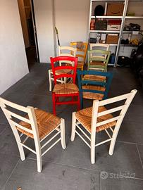 Sedie legno massello