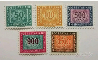 Francobolli Italia 1984/92 - Segnatasse
