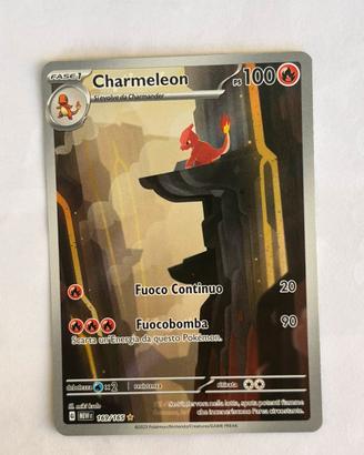 Carta Pokèmon Charmeeon espansione scarletto e vio