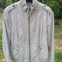 Giubbotto in pelle tipo bomber