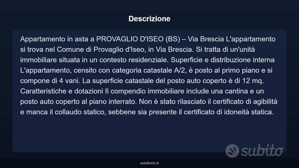 Appartamento – Provaglio d'Iseo, Sergnana - Vista 3