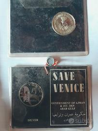 Save of Venice 5 Riyals moneta Ajman salva Venezia