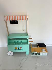 Giochi in legno CARRELO GELATO + BAR CAFFÈ
