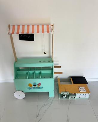 Giochi in legno CARRELO GELATO + BAR CAFFÈ