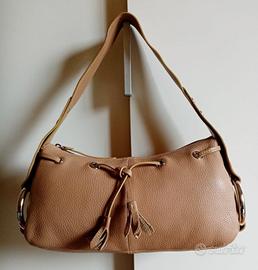 Originale HOGAN, borsa vera pelle cappuccino