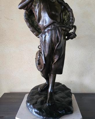 Achille D'Orsi - "L'Acquaiolo" - Bronzo Massiccio