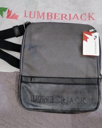 Borsa a Tracolla Uomo Lumberjack - NUOVA con carte