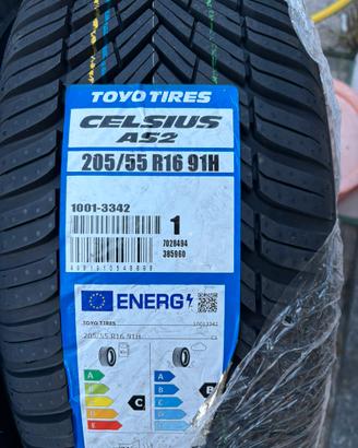 Toyo Celsius 4 stagioni Nuove Imballate