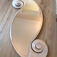 Specchio in foglia argento