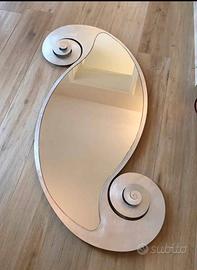 Specchio in foglia argento