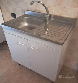 Mobile Cucina Sottolavello con Lavello in acciaio