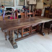 Tavolo rustico, in legno massello