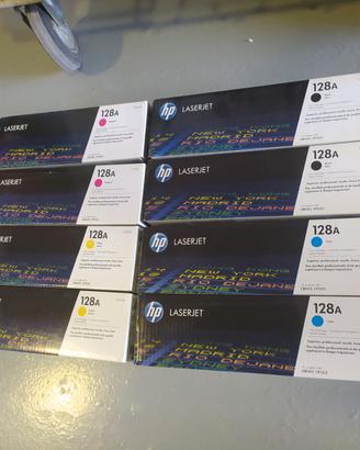 KIT 4 TONER HP 128A CE322A CE323A HP CE320A CE321A