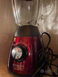 Frullatore Hotpoint Ariston top blender rosso