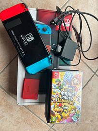 Nintendo switch+accessori+giochi