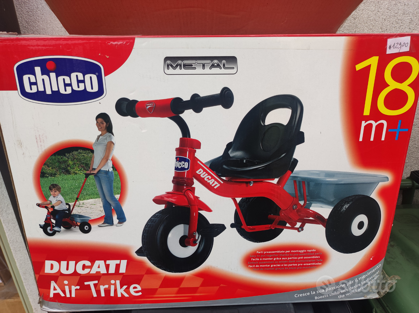 Chicco air trike ducati hot sale tricycle