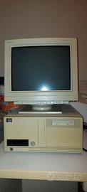 pc 486 desktop + monitor, anni 90