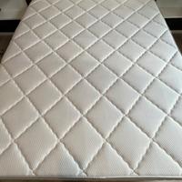 Materasso sfoderabile e rete matrimoniale 160x190