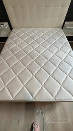 Materasso sfoderabile e rete matrimoniale 160x190