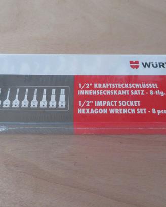 Chiavi  Bussola a Brugola WURTH Lunghe 1/2 set