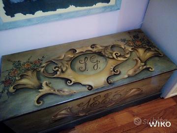 Cassapanca Art/ Mobile Legno