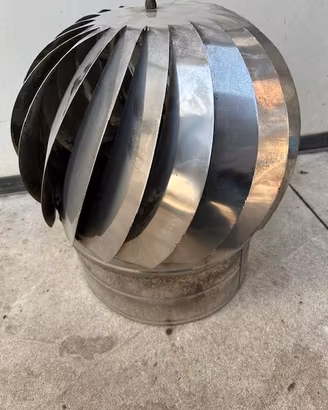 comignolo acciaio inox EOLICO