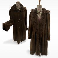 Cappotto Vintage Montone Donna  – Pelle Pelliccia