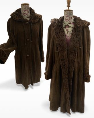 Cappotto Vintage Montone Donna  – Pelle Pelliccia