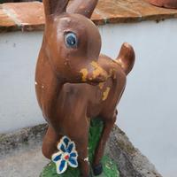 Statua cerbiatto in cemento