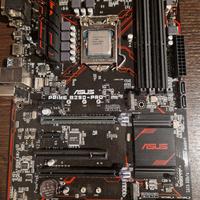 Scheda madre Asus + Intel I5 6600 + ddr4 8gb