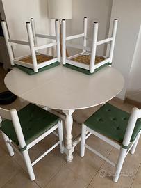 Tavolo allungabile + sedie