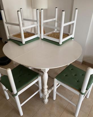 Tavolo allungabile + sedie