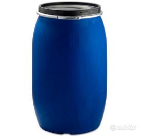 Fusto blu 120 lt mai usato