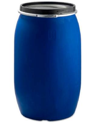 Fusto blu 120 lt mai usato