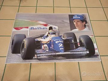 Poster Ayrton Senna Williams FW16 1994