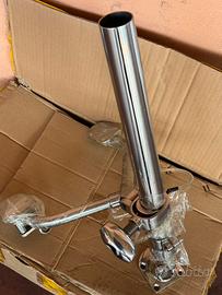 Porta divergenti pantografo inox