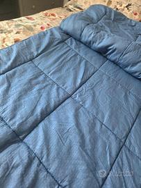 Piumone matrimoniale blu