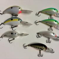 Lotto crankbait americani USA Bomber lures nuovi
