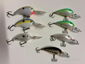 Lotto crankbait americani USA Bomber lures nuovi