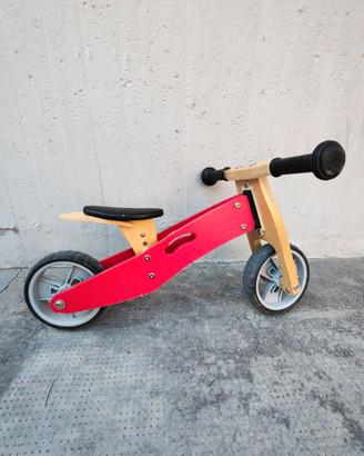 Balance bike e triciclo 2 in 1