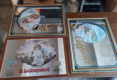 Lotto Specchi Pubblicitari Vintage 14 PZ 