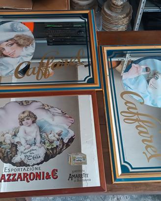 Lotto Specchi Pubblicitari Vintage 14 PZ 