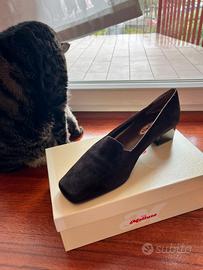 Mocassino con tacco basso