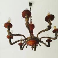 LAMPADARIO + 2 APPLIQUE  ( ECLUSIVI PEZZI  UNICI )