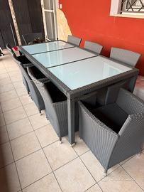 Tavolo rattan