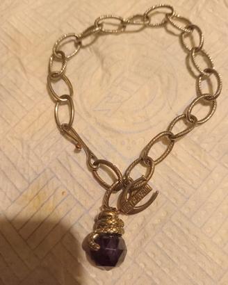 Braccialetto vintage di metallo a catena