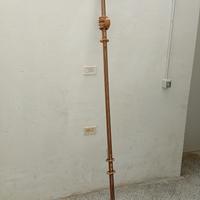 Bastone tenda legno con anelli